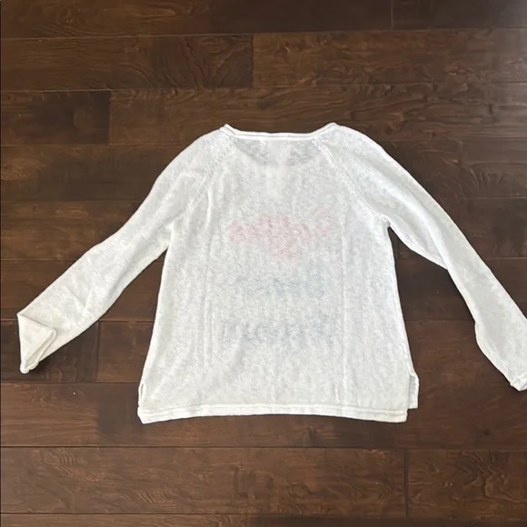 NWT Lilly Pulitzer White Coffee Beach Repeat Danette Sweater - Picture 6 of 7